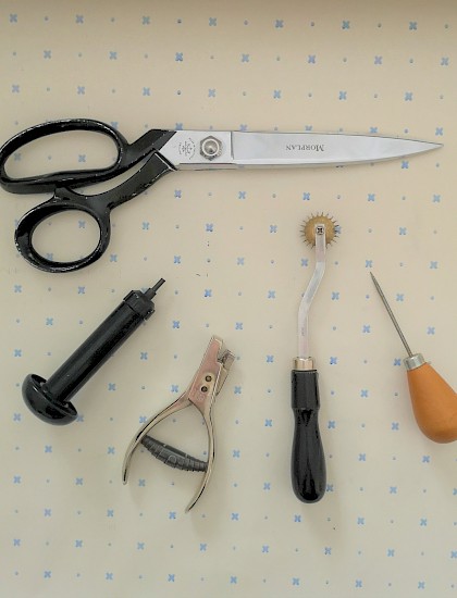 Some of the pattern cutting tools used